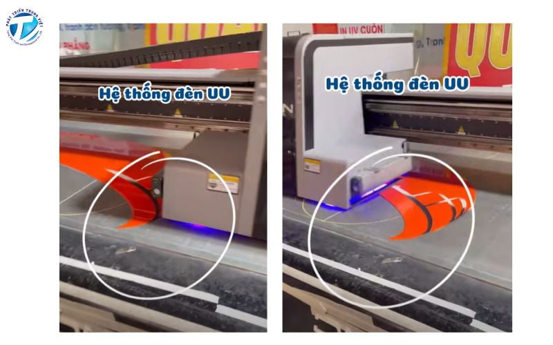 Đèn UV sấy mực ngay lập tức